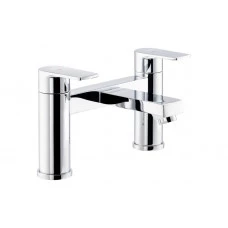 Abode Aquip Deck Mounted Bath Filler - Chrome Bathroom Taps