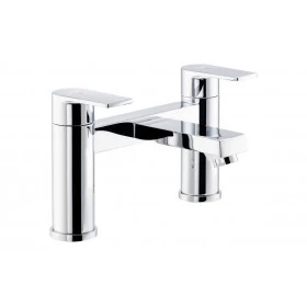 Abode Aquip Deck Mounted Bath Filler - Chrome Bathroom Taps