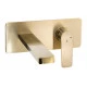 Abode Aquip Wall Mounted Basin / Bath Mixer - Brushed Brass