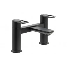Abode Levarto Deck Mounted Bath Filler - Matt Black