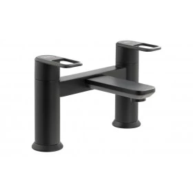 Abode Levarto Deck Mounted Bath Filler - Matt Black