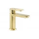 Abode Levarto Basin Mixer - Brushed Brass