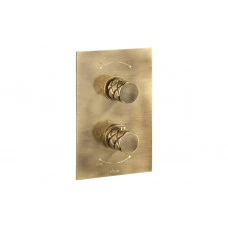 Abode Kite Concealed Shower (2 Exit) - Antique Brass