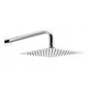 Abode Uno 200x200mm Shower Head - Chrome Abode Uno 200x200mm Shower Head - Chrome