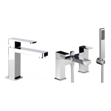 Abode Fervour Pack Offer 2 (Basin Mixer & Bath/Shower Mixer) - Chrome