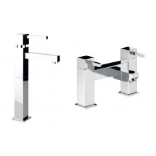Abode Zeal Pack Offer 3 (Tall Basin Mixer & Bath Filler) - Chrome