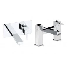 Abode Zeal Pack Offer 5 (Wall Mounted Basin Mixer & Bath Filler) - Chrome