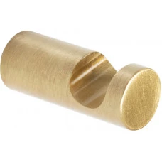 Bertini Robe Hook - Brushed Brass Bertini Robe Hook - Brushed Brass