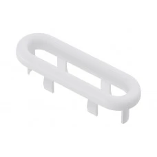 Oval Overflow Ring - White