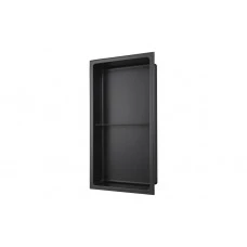 610x305mm Bathroom Niche - Matt Black 610x305mm Bathroom Niche - Matt Black