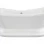 Grace Freestanding 1760x700x720mm 2TH Bath w/Base - White