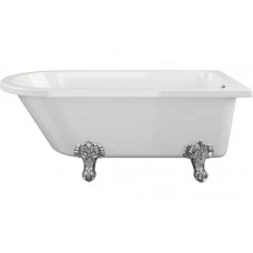 Clevedon Freestanding 1500x750x650mm 2TH Corner Bath w/Feet