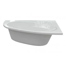 Miramar 1500x950x600mm 0TH Offset Corner Bath w/Legs (RH)