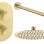 Aurora Round Shower Valve & Kit Pack 1 - Brushed Brass