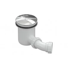 Low Profile Tray Waste & Cover - Chrome Low Profile Tray Waste & Cover - Chrome