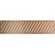 Linear Tray Waste Cover - Brushed Bronze