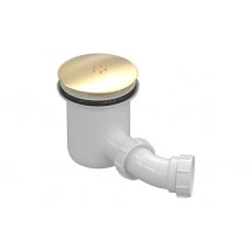 Low Profile Tray Waste Cover - Brushed Brass Low Profile Tray Waste Cover - Brushed Brass