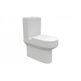Laurus Rimless Close Coupled Fully Shrouded WC & Soft Close Seat