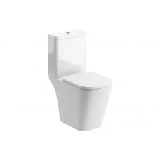 Tilia Rimless Close Coupled Open Back Comfort Height WC & Soft Close Seat