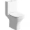 Cedarwood Rimless Comfort Height Close Coupled Open Back WC & Slim Soft Close Seat