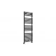 Teplo Round Ladder Radiator (500x1450mm) - Black
