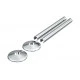 180x18mm Radiator Pipe Sleeves - Chrome
