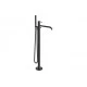 Vema Maira Floor Standing Bath Filler - Matt Black