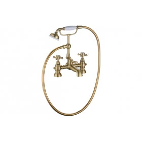 Tadlow Bath/Shower Mixer & Shower Kit - Brushed Brass