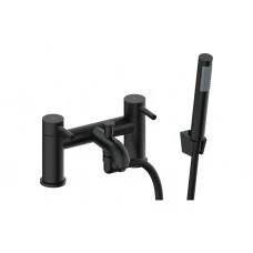 Pescara Bath/Shower Mixer & Bracket - Matt Black
