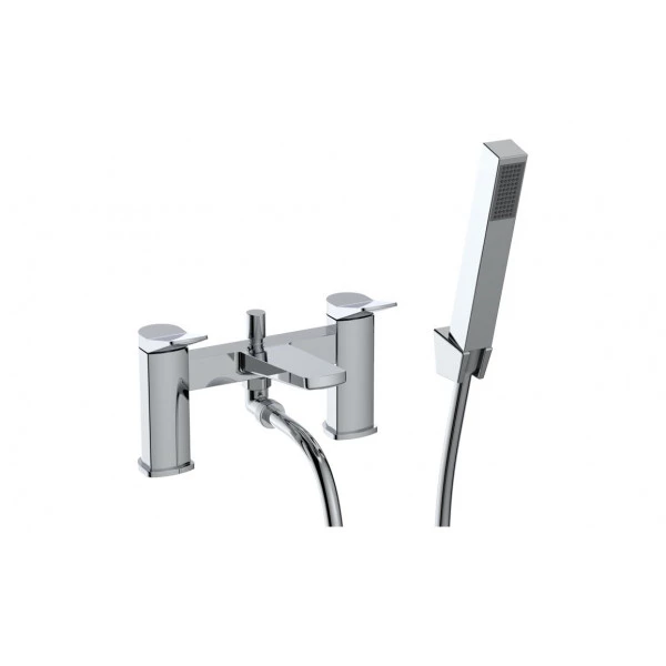 Nancy Bath/Shower Mixer & Bracket - Chrome Bathroom Taps