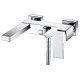 Zacara Wall Mounted Shower Mixer & Shower Kit - Chrome