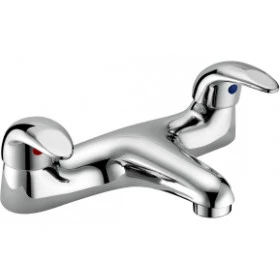 Nerola Low Pressure Bath Filler - Chrome Bathroom Taps
