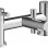 Liscia Bath/Shower Mixer & Bracket - Chrome Bathroom Taps