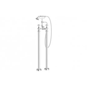 Tadlow Floor Standing Bath/Shower Mixer & Shower Kit - Chrome