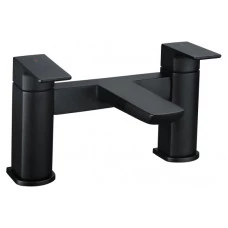 Berio Bath Filler - Matt Black Bathroom Taps