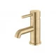 Pescara Basin Mixer & Waste - Brushed Brass