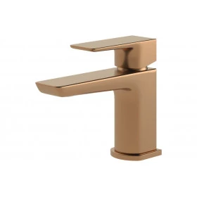 Berio Basin Mixer & Waste - Brushed Bronze Bathroom Taps