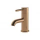 Pescara Basin Mixer & Waste - Brushed Bronze