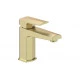 Roda Basin Mixer & Waste - Brushed Brass