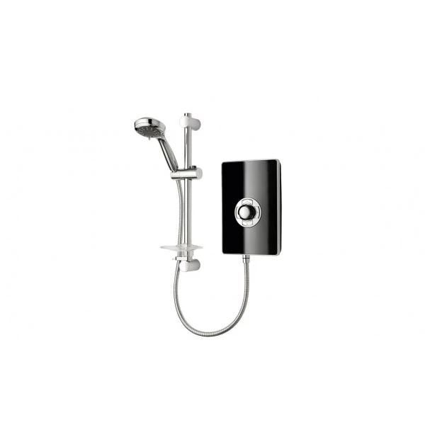 Triton Aspirante 8.5kW Contemporary Electric Shower - Black Gloss