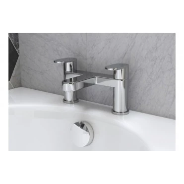 Santo Bath/Shower Mixer & Bracket - Chrome