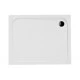 45mm Low Profile 900x700mm Rectangular Tray & Waste - White