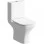 Cedarwood Rimless Short Projection Close Coupled Open Back WC & Slim Soft Close Seat