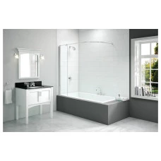 Merlyn 300x1500mm Curtain Rail Bath Screen (8mm)