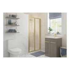 Classix 760mm Bi-fold Door - Brushed Brass