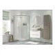 Flex 800mm 1 Door Quadrant - Chrome