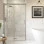Iconix 1200mm Semi-Framed Sliding Door - Chrome shower door 