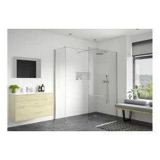Iconix 500mm Wetroom Side Panel & Arm - Chrome