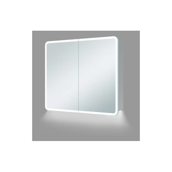 Akari 600mm 2 Door LED Mirrored Cabinet