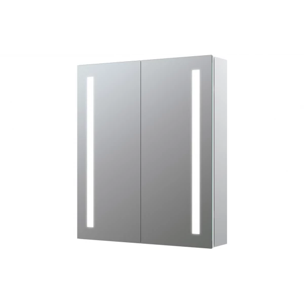 Sakura 600mm 2 Door Front-Lit LED Mirror Cabinet